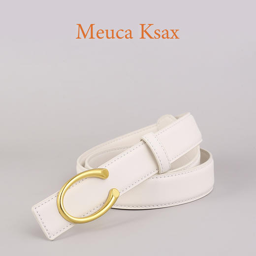 女士真皮简约百搭可拆针扣腰带 商品图5