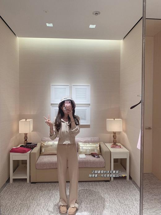 金蘑菇菇  针织裤 随意可爱 牛角包/ 升级全羊毛 商品图2