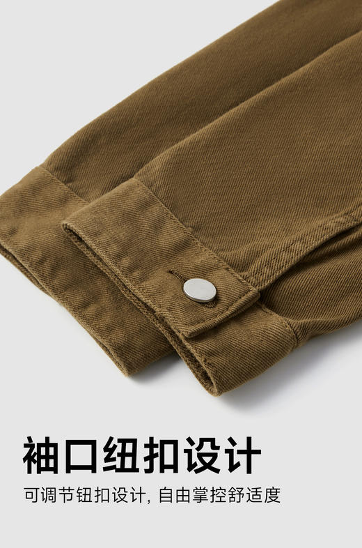 赤兔嗨购2024年秋季新款男士翻领牛仔夹克气质时尚宽松百搭男款外套 商品图6