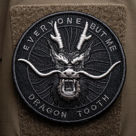 【龙牙】龙啸臂章个性魔术贴装饰中国元素刺绣龙年战术装备男 商品图3