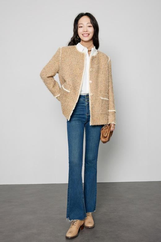 Le Malene 小香风暖黄羽绒服外套 19394 商品图2