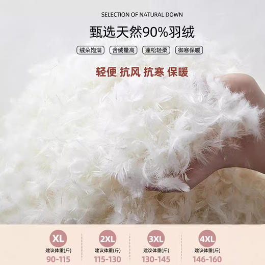 百媚生 羽绒牛仔裤女冬季保暖高腰修身小脚裤24818 商品图3