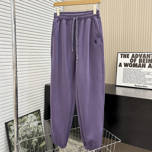 【捡漏】自产 polo小马标 加绒 休闲运动 束脚卫裤 成人款 青少年可穿 可配亲子 商品图7