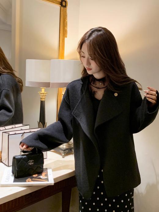 张心子【月光天鹅颈】浪漫透视刺绣网纱拼接打底衫女秋冬新款女装 U2411040 商品图8