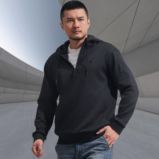 三代基础款套头连帽战术卫衣男士百搭休闲运动户外男士外套 商品图2