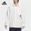 5折【自营】adidas/阿迪达斯  M LOGO SHIRT男士简约长袖衬衫 JP2596 商品缩略图0