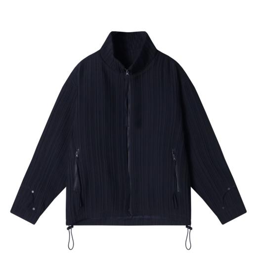 23288秋冬季新款美式潮牌纯色开衫拉链外套时尚百搭简约高级上衣秋款 商品图1