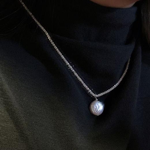 7DAYS银河项链纽扣珍珠项链 商品图5