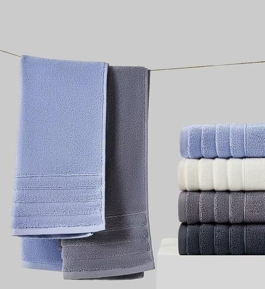 【2条装】自然醒纯棉素色毛巾家用洗脸成人加厚全棉柔软吸水洗澡大浴巾WDF 商品图10