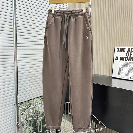 【捡漏】自产 polo小马标 加绒 休闲运动 束脚卫裤 成人款 青少年可穿 可配亲子 商品图6