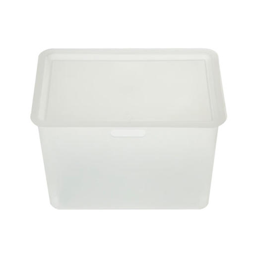 全格  整理收纳箱两件套（6L+17L)半透哑白 商品图2