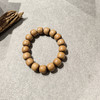 男款水波纹老山檀单圈手链12x13mm 商品缩略图1