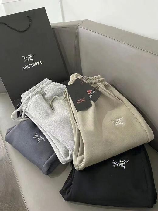 男女同款冬季始祖n加绒松紧腰卫裤厚 商品图2