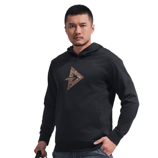 隐之君杨棉感连帽卫衣休闲百搭男士新款长袖时尚卫衣外套 商品图0