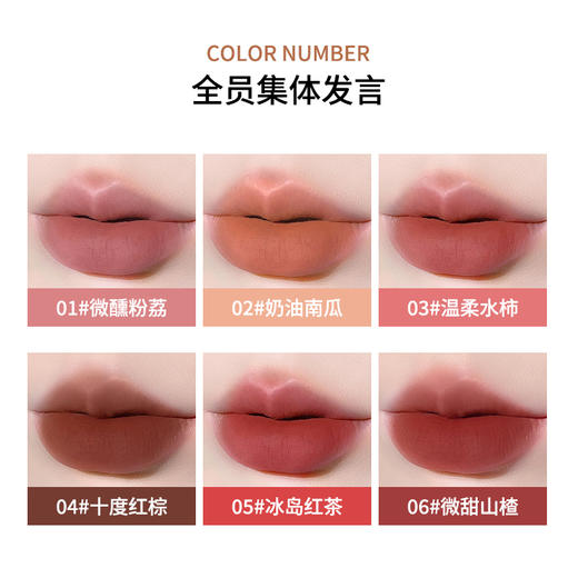 平价优选：第2支半价！口红丝绒柔雾哑光唇膏丝滑哑光口红秋色丝绒柔雾哑光唇膏丝滑不拔干显色口红 C299 kakashow 商品图8