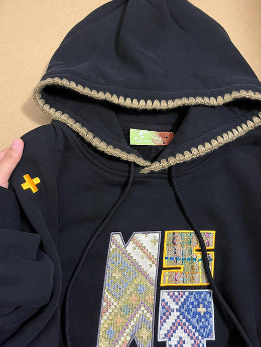 丁摩 连帽卫衣外套女秋季新款美式显瘦宽松上衣潮4ZF-111801 商品图7