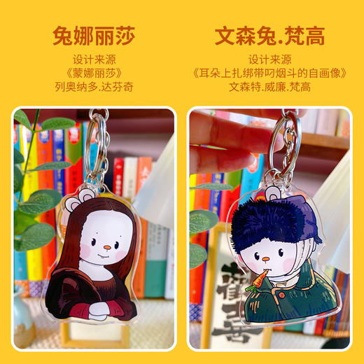 歪歪兔限量Q版钥匙挂件（款式随机发货1件） 商品图1