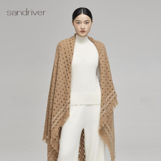 疗愈羊绒|羊绒半高领女套衫SJF96W366N 商品图6