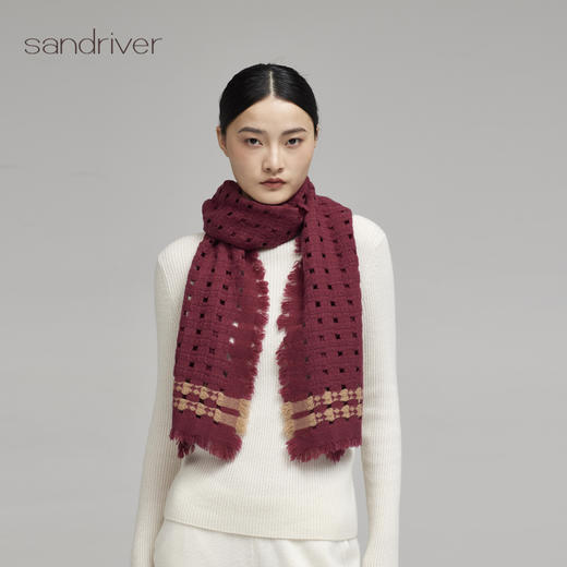 疗愈羊绒|羊绒半高领女套衫SJF96W366N 商品图7