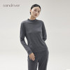 精纺羊绒针织女高领打底衫SJF96W337N 商品缩略图4
