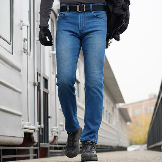 【龙牙上新】隐之暖阳THERMOLITE战术防寒牛仔裤防风耐磨百搭男款 商品图0