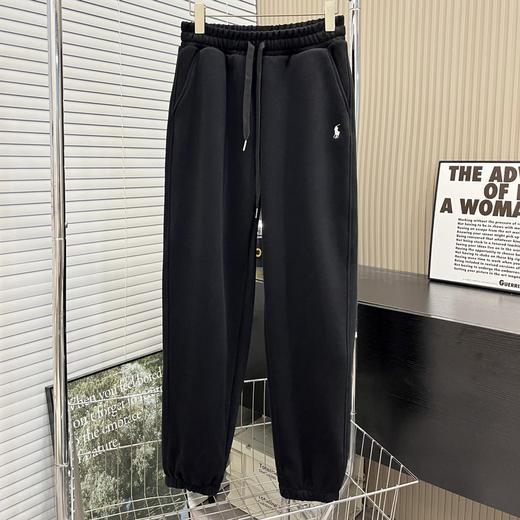【捡漏】自产 polo小马标 加绒 休闲运动 束脚卫裤 成人款 青少年可穿 可配亲子 商品图8