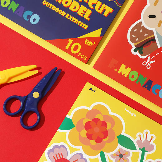 FlowerMonaco花芽宝宝趣味diy卡通创意幼儿园手工儿童特色主题剪纸3岁+ 商品图6