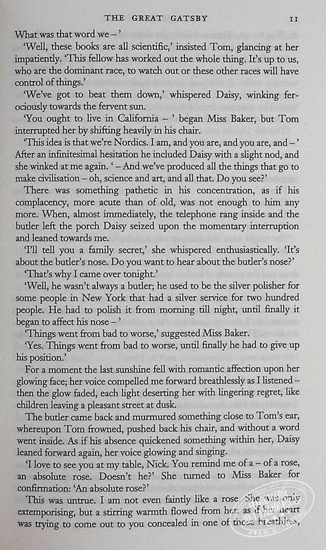 预售 【中商原版】了不起的盖茨比 英文原版 The Great Gatsby 菲茨杰拉德 经典美国文学 可另搭flipped追风筝的人 商品图4