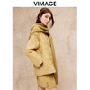 VIMAGE纬漫纪冬季新款气质高级围脖慵懒显瘦棉服V2210805 商品缩略图2
