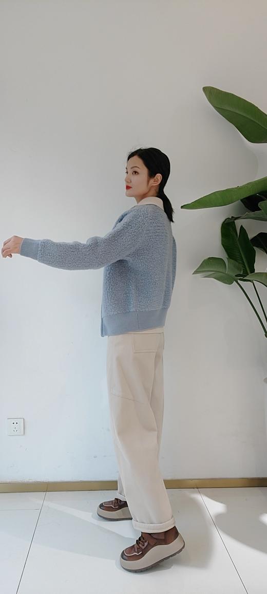 485798全毛拉链开衫外套 商品图3