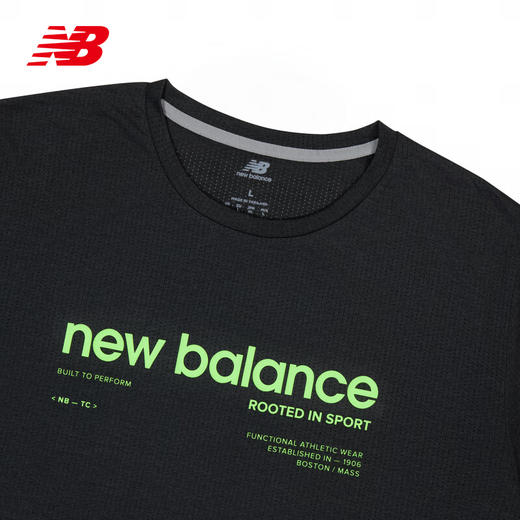 NEW BALANCE/NB Athletics Graphic T-Shirt 2男款户外运动速干透气运动休闲短袖T恤 商品图2