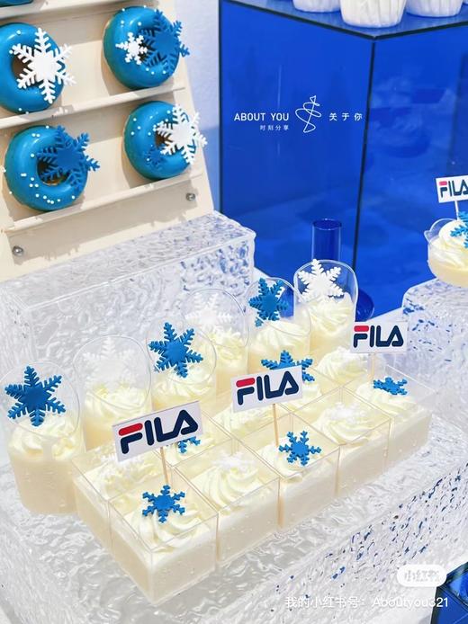 蓝色冰雪奇缘品牌主题甜品台 商品图2