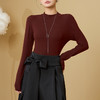 馥迦JI简优雅羊毛醋酸打底衫 商品缩略图6