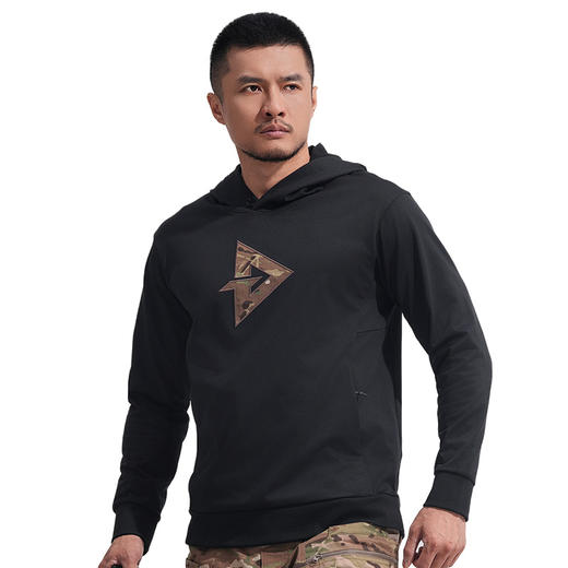 隐之君杨棉感连帽卫衣休闲百搭男士新款长袖时尚卫衣外套 商品图2