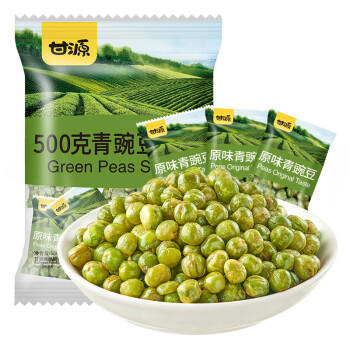 甘源牌烤肉味青豌豆青豆豌豆粒坚果炒货休闲零食办公室食品特产小吃285g 商品图4