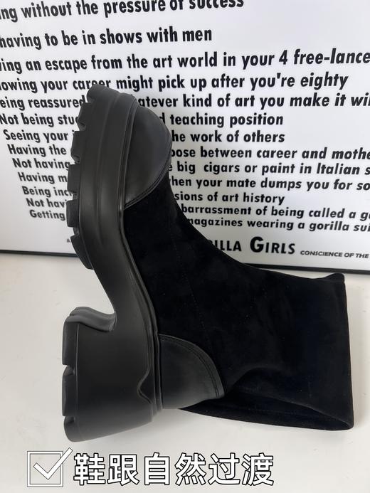 【弹力绒瘦瘦靴】现货，定制打版款！肉肉脚、高脚背可以穿！鞋头、鞋身放量，上脚显腿直显腿瘦！ 商品图9