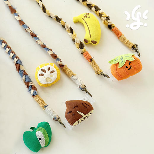 古古楽gugu原创老粗布编织绳手机链 商品图0