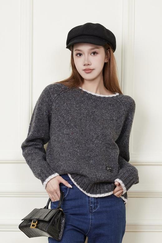 HAYES 美式休闲撞色针织毛衣 19361 商品图0