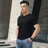 加强版三代隐浪亨利领短袖T恤加强版休闲清凉时尚半袖男友风穿搭 商品缩略图0