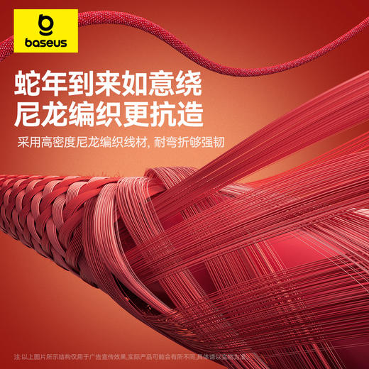 【69元3件】蛇年生肖系列 快充充电线 USB to C+C+L 3.5A 商品图3