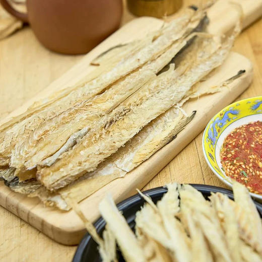 【满66包邮】延贞朝鲜族风味明太鱼片带料包独立包装130g有嚼劲真味鱼肉4袋料包明太鱼 商品图4