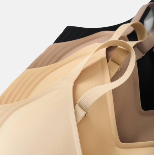 【123号】女士冬季舒适磨毛果冻条软支撑深V无痕内衣文胸 商品图5