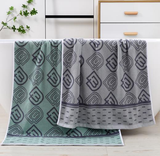 【2条装浴巾59.9元】自然醒纯棉加厚浴巾男女通用全棉柔软吸水不掉毛洗澡大毛巾裹巾男款高档WDF 商品图2