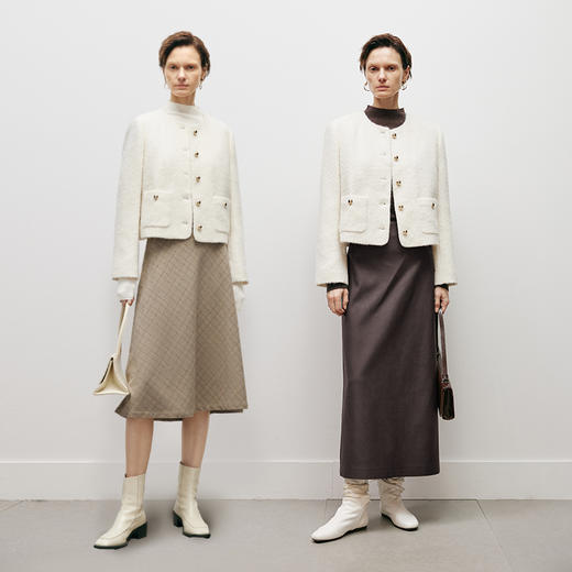 【商场同款】麦檬冬优雅小香风毛毛外套5EA113111 商品图3