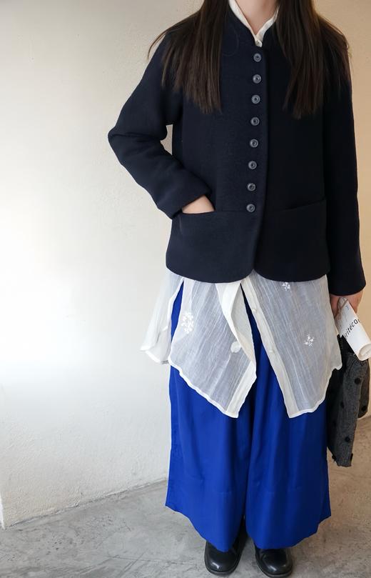 ECOLE DE CURIOSITES 针织羊毛夹克外套(2色可选) 商品图0