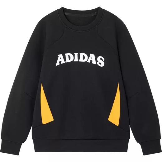 5折【自营】adidas/阿迪达斯  2024新款儿童字母印花宽松卫衣 JY1699 商品图4