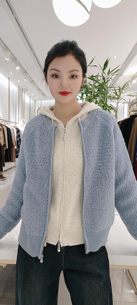 485798全毛拉链开衫外套 商品图1