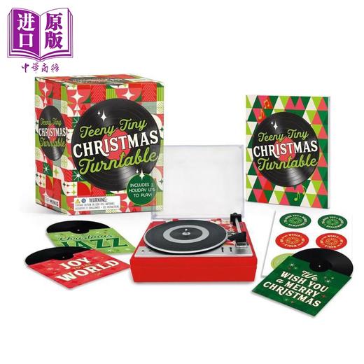 【中商原版】迷你圣诞音乐 Teeny Tiny Christmas Turntable 英文原版 Matt Shiverdecker 商品图0