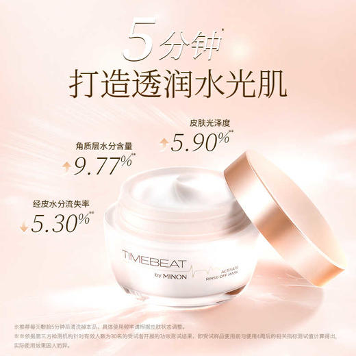 【保税仓】MINON/蜜浓timebeat光韵触源涂抹面膜47g 商品图3