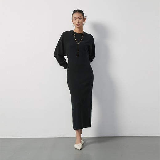 东黎 • 山羊绒女士秋冬连衣裙 3504 商品图2